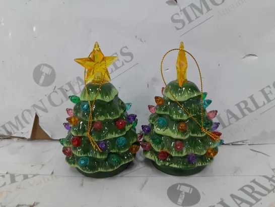 TWO CHRISTMAS TREE BAUBLE GIFTS 