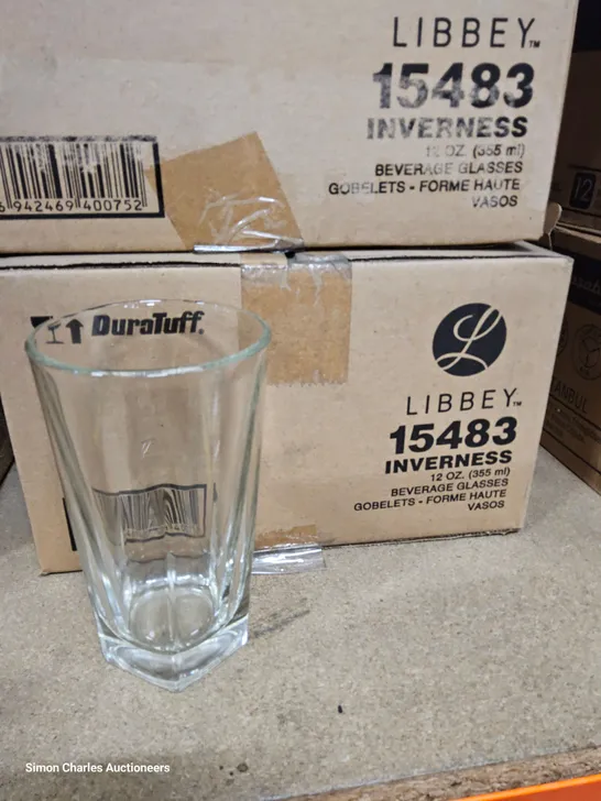 APPROXIMATELY 32 × 12oz INVERNESS TUMBLERS (3 BOXES)