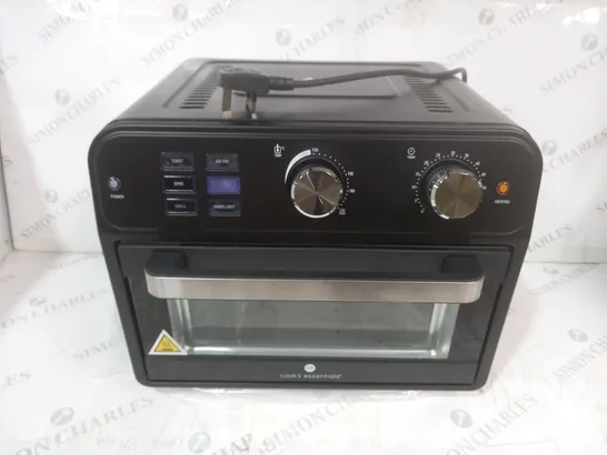 BOXED COOK'S ESSENTIAL 21-LITRE AIRFRYER OVEN IN BLACK 