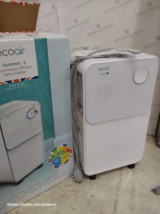 ECOAIR LOW ENERGY SUMMIT -S ULTRA. EFFICIENT DEHUMIDIFIER