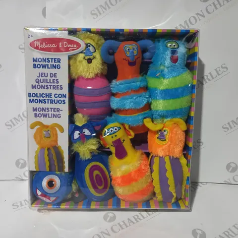 BOXED MELISSA & DOUG MONSTER BOWLING SET