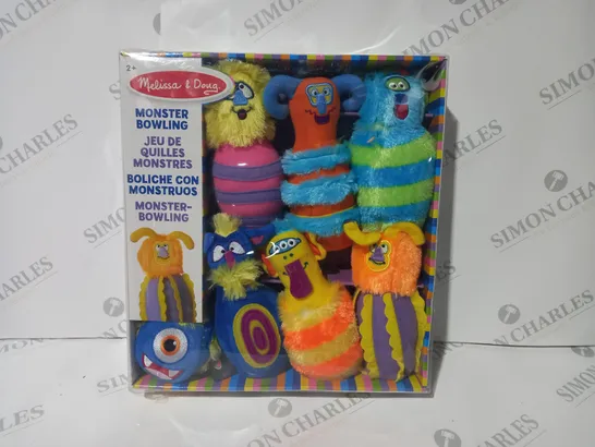 BOXED MELISSA & DOUG MONSTER BOWLING SET