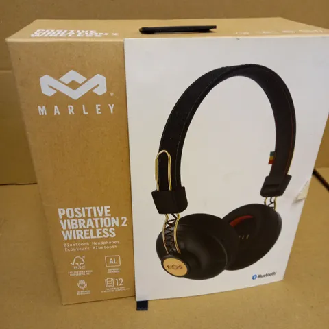 BOXED MARLEY POSITIVE VIBRATION 2 WIRELESS HEADPHONES EM-JH133-RA