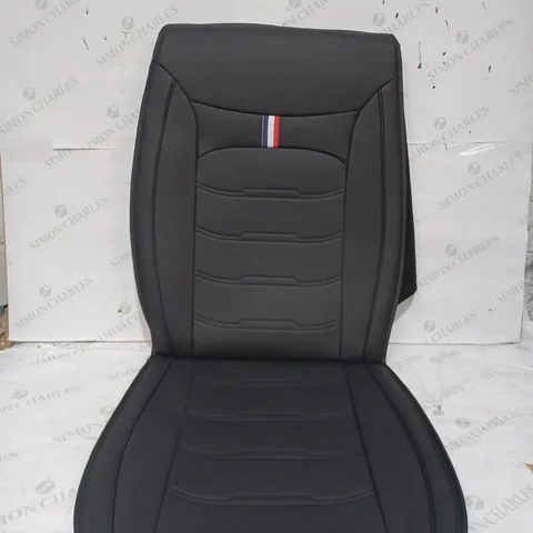 BOXED SET OF 2 CAR SEAT COVERS WITH FRENCH FLAG