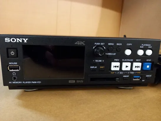 UNBOXED SONY 4K MEMORY PLAYER - PMW-PZ1