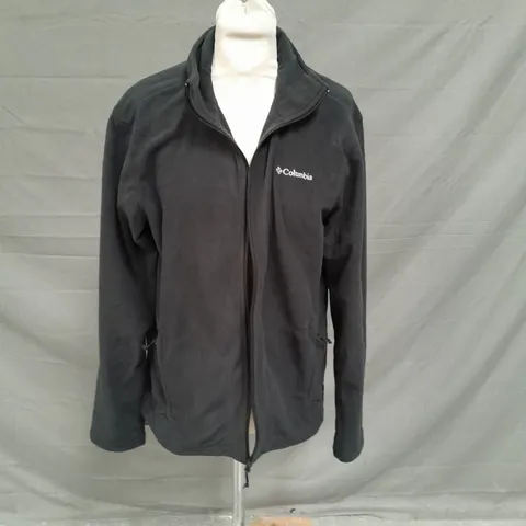 COLUMBIA FLEECE BLACK SIZE MEDIUM