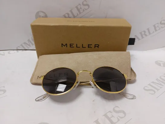 MELLER KENDI GOLD CARBON SUNGLASSES 