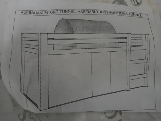 BOXED WRIGGLEBOX HORSES BUNK BED TUNNEL 