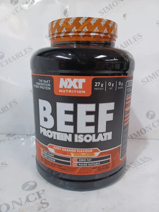 NXT NUTRITION BEEF PROTEIN ISOLATE - JUICY ORANGE FLAVOUR