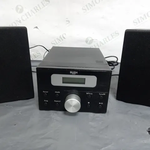 BUSH CD PLAYER FM RADIO TUNER TRADITIONAL MINI MICRO HI-FI STEREO SYSTEM BLACK