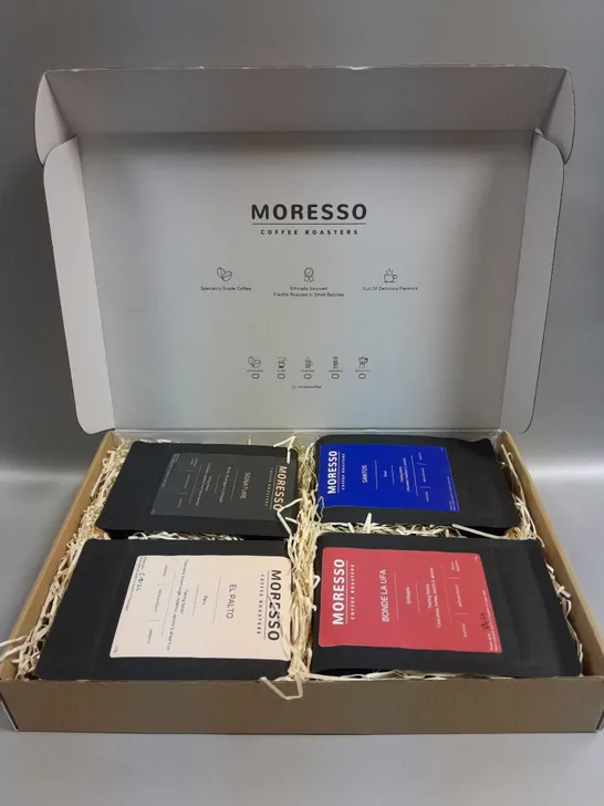 BOXED MORESSO COFFEE ROASTERS ASSORTED COFFEE SELECTION 