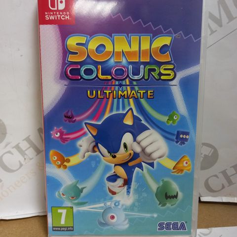 SONIC COLOURS ULTIMATE NINTENDO SWITCH GAME