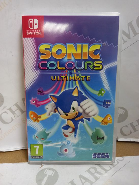 SONIC COLOURS ULTIMATE NINTENDO SWITCH GAME