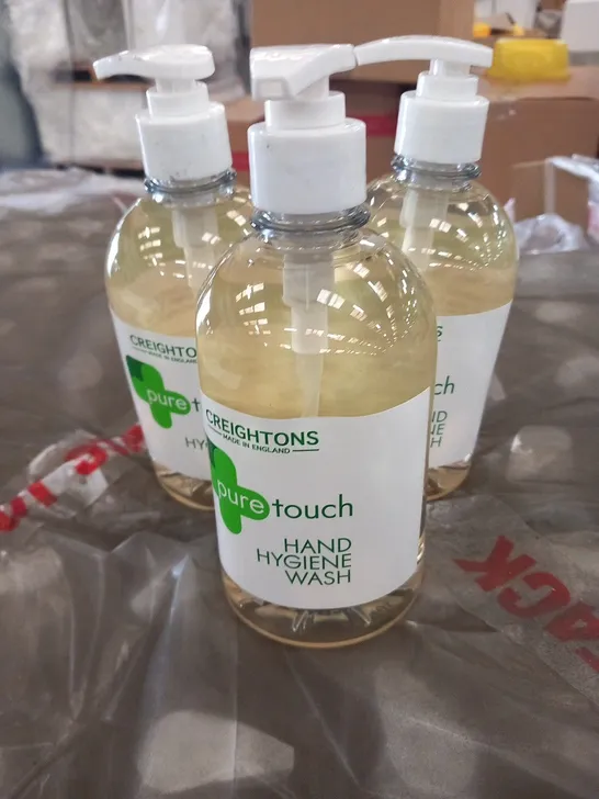 PALLET OF APPROXIMATELY 85 PACKS OF 6 CREIGHTONS PURE TOUCH HAND HYGIENE WASH 550ML