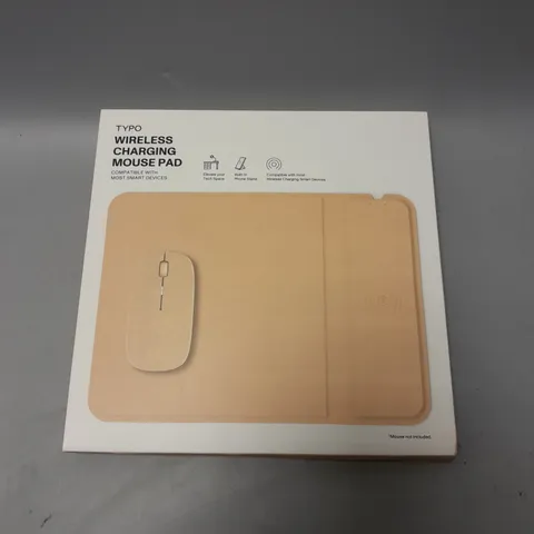 BOXED TYPO WIRELESS CHARGING MOUSE PAD