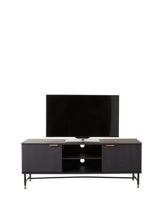 BOXED GRADE 1 COOPER WALNUT-EFFECT TV UNIT (1 BOX)