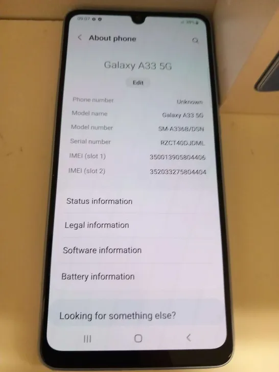 BOXED SAMSUNG GALAXY A33 5G SMARTPHONE