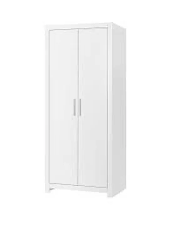 BOXED RIO 2-DOOR WARDROBE IN WHITE - 1OF1 RRP £159