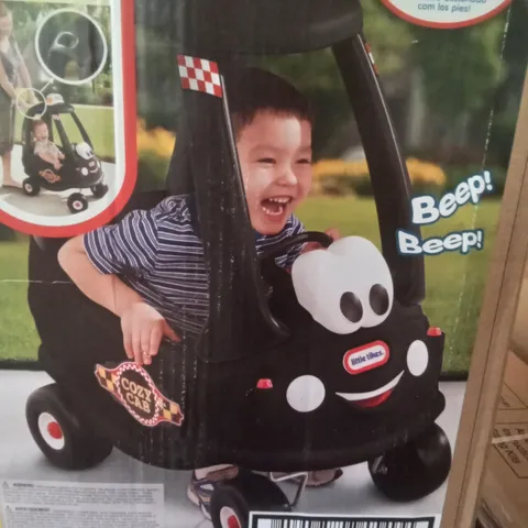 BOXED LITTLE TIKES COZY COUPE CAB TAXI - BLACK 