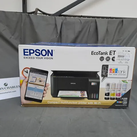 BOXED EPSON ECOTANK 3-IN-1 INKJET ET-2812 PRINTER