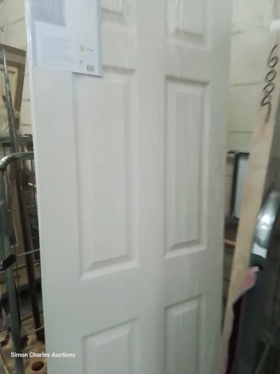 SIX PANEL INTERNAL FIRE DOOR WHITE 686 × 1981mm