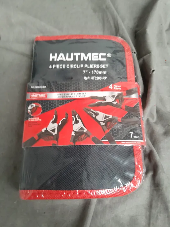 HAUTMEC 4 PIECE CIRCLIP PLIERS SET 