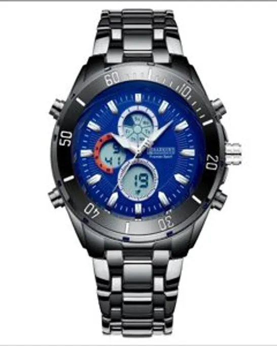 BARKERS OF KENSINGTON PREMIER SPORT BLUE MENS WATCH