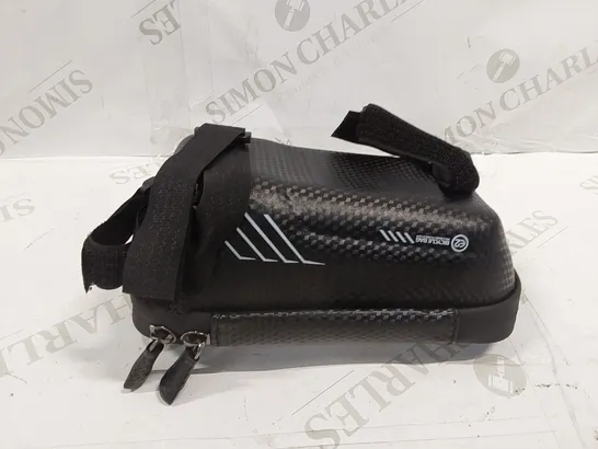 BOX OF APPROXIMATELY 40x CARBON FIBRE LOOK BICYCLE MOUNTED PHONE/STORAGE BAGS