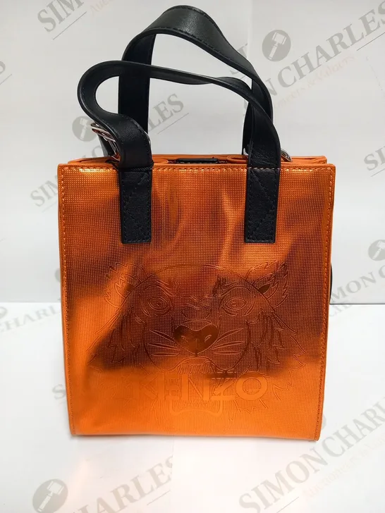 KENZO DEEP ORANGE SHOPPING BAG