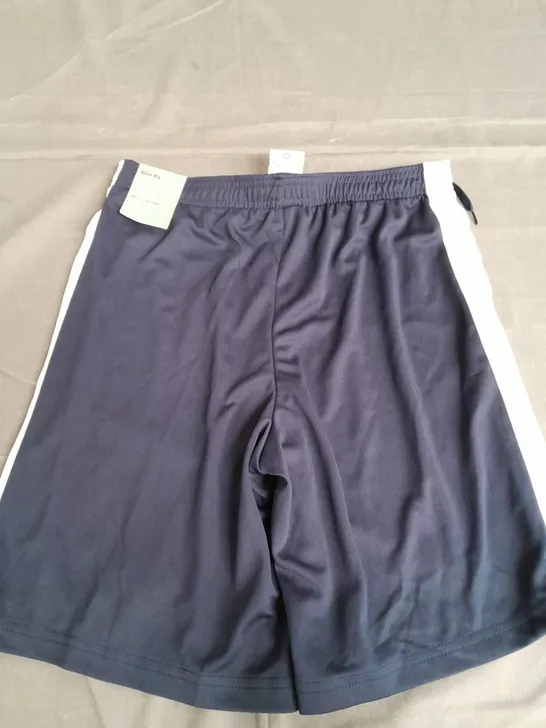 NIKE MENS SLIM FIT SHORTS BLUE AND WHITE SIZE S