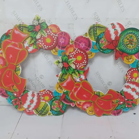 MR CHRISTMAS VINTAGE ART 18" WREATH