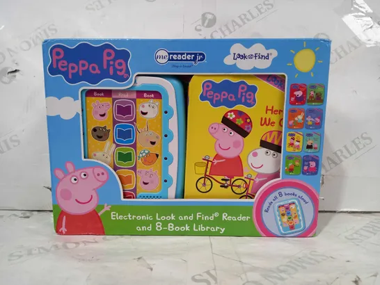 PEPPA PIG ELECTRONIC LOOK AND FIND READER AND 8-BOOK LIBRARY