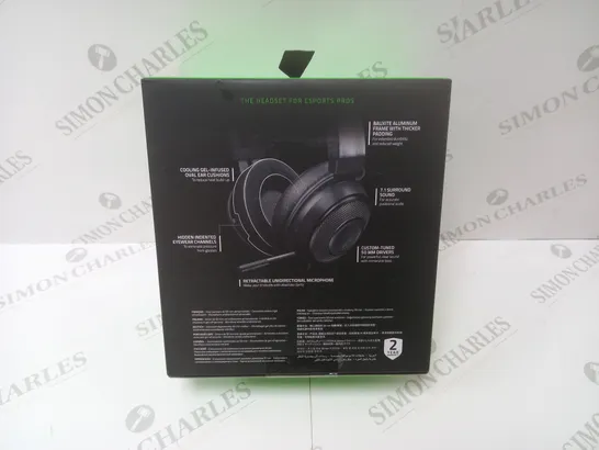 BRAND NEW BOXED RAZER KRAKEN WIRED GAMING HEADSET - BLACK