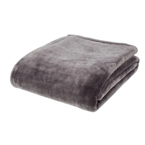 BOXED LARGE NEW RASCHEL VELVET TOUCH BLANKET THROW