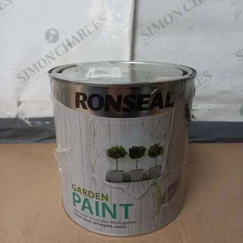 RONSEAL GARDEN SLATE MATT MULTI-SURFACE GARDEN METAL & WOOD PAINT, 2.5L - COLLECTION ONLY 