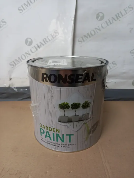 RONSEAL GARDEN SLATE MATT MULTI-SURFACE GARDEN METAL & WOOD PAINT, 2.5L - COLLECTION ONLY 