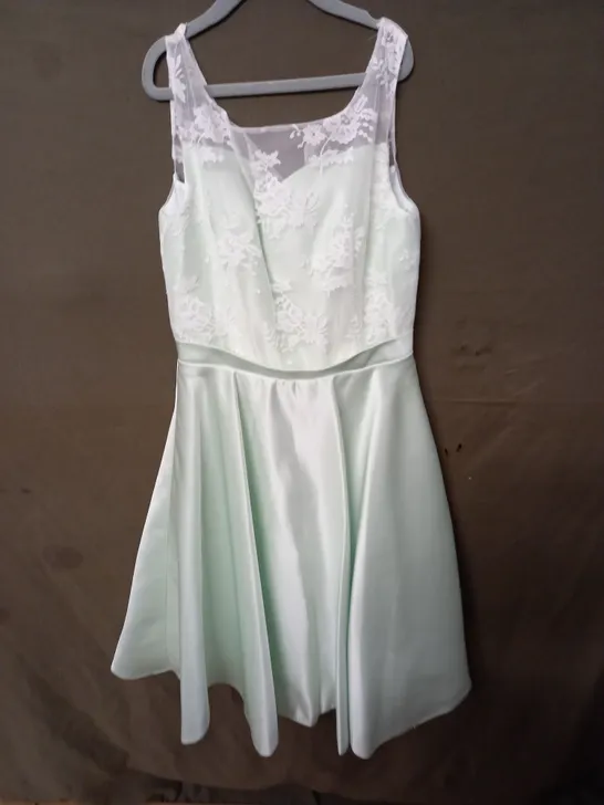 MINT GREEN OCCASIONAL DRESS - 13