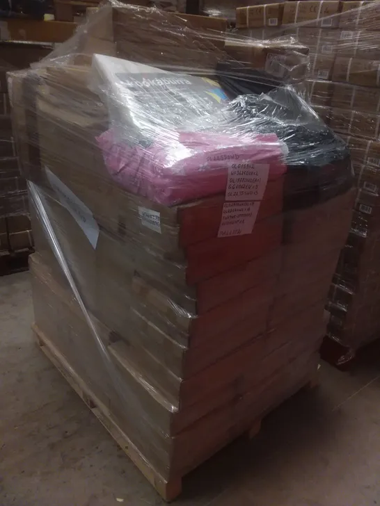 PALLET OF ASSORTED GAZEBO PRODUCTS SUCH AS APPROXIMATELY 18 BOXES OF BUDGET WHITE POP UP GAZEBO SIDEWALLS AND DOORS