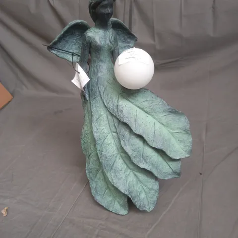 MY GARDEN STORIES LEAF FAIRY WITH SOLAR LED BALL