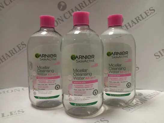 BOX OF APPROX 6 X 700ML GARNIER SKINACTIVE MICELLAR CLEANSING WATER