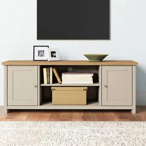 BOXED KERRY TV STAND FOR TVS UP TO 55" CREAM