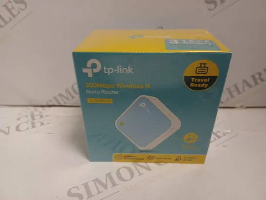 SEALED AND BOXED TP-LINK 300MBPS WIRELESS NANO ROUTER