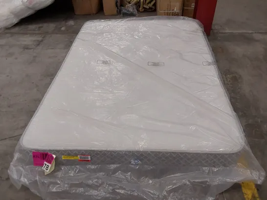 QUALITY BAGGED LUANN CRYSTAL ORTHO HYBRID SPRUNG 4'6" MATTRESS 