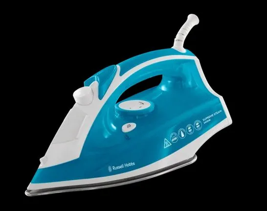 BOXED RUSSELL HOBBS 2400W SUPREME STEAM IRON - BLUE (1 BOX)