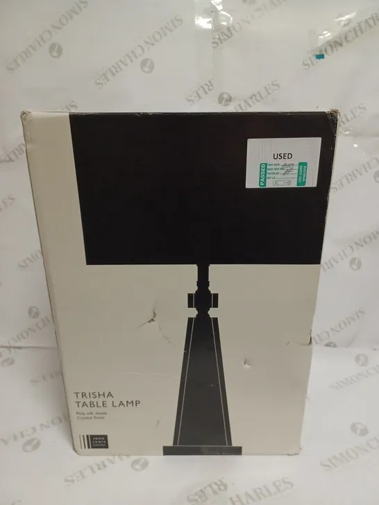 JOHN LEWIS TRISHA TABLE LAMP - WHITE