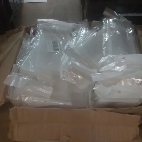 BOX OF CLEAR PHONE CASES 