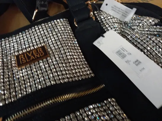 RIVER ISLAND EMBELLISHED LARGE BAG