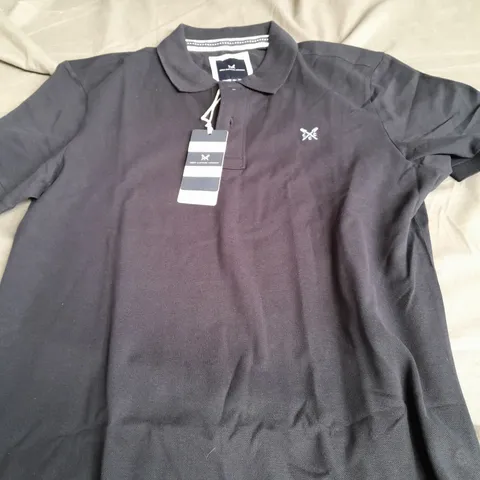 CREW CLOTHING XL NAVY OCEAN POLO 