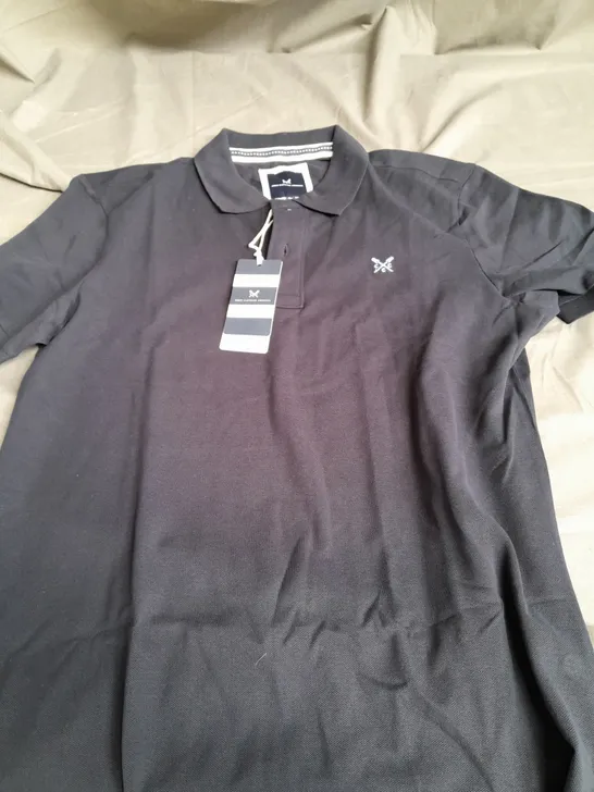 CREW CLOTHING XL NAVY OCEAN POLO 