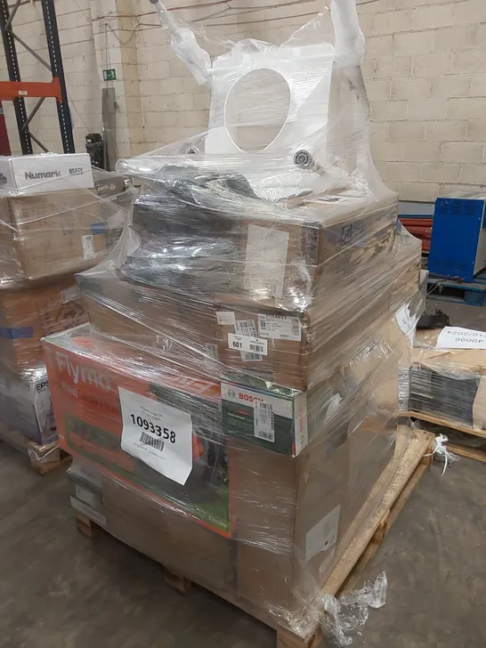 PALLET OF APPROXIMATELY 16 UNPROCESSED RAW RETURN HOUSEHOLD AND ELECTRICAL GOODS TO INCLUDE;